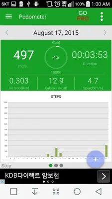 Podómetro android App screenshot 5